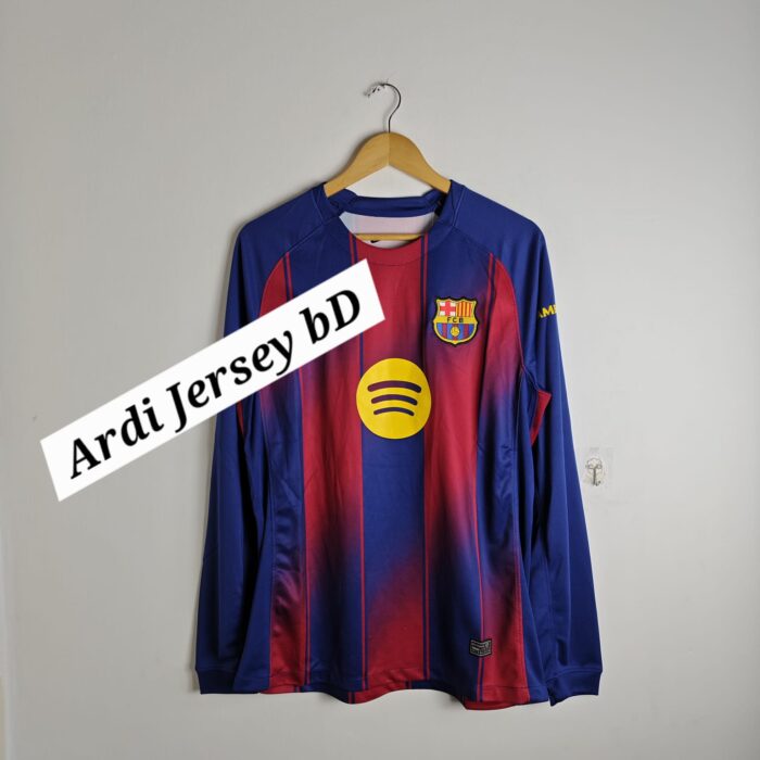 Barcelona 2025-26 Home kit - Full Sleeve Fan edition - Image 3
