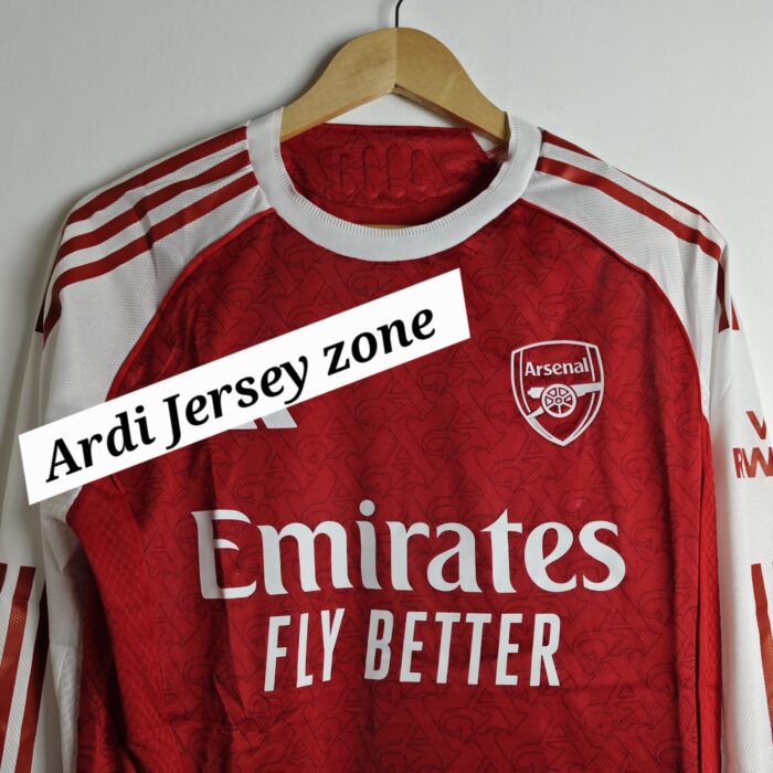 Arsenal 2025-26 home ki player edition full sleeve - Image 3