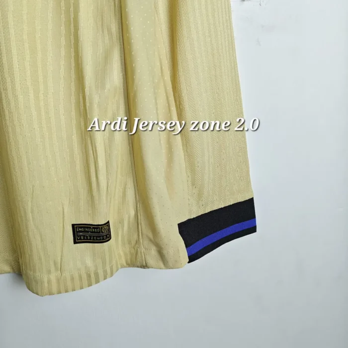 Barcelona 2025-26 away kit player edition full sleeve - Image 3