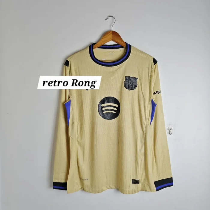 Barcelona 2025-26 away kit player edition full sleeve - Image 1