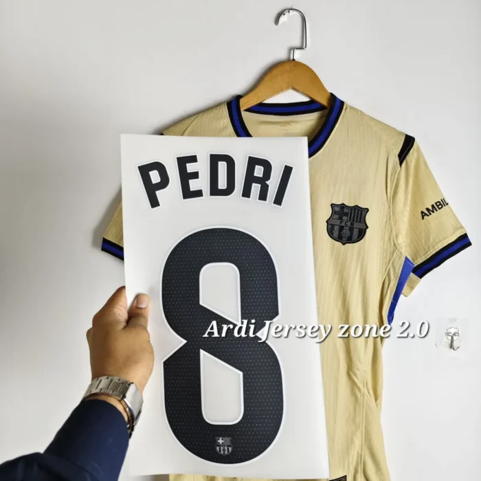 Barcelona 2025-26 away kit player edition full sleeve - Image 5