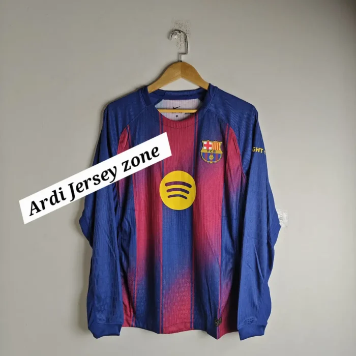Barcelona Home kit PLayer edition full sleeve - Image 1