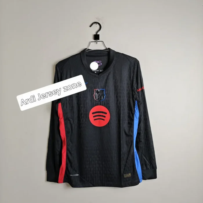 Barcelona 2024-25 away kit full sleeve Player edition - Image 1