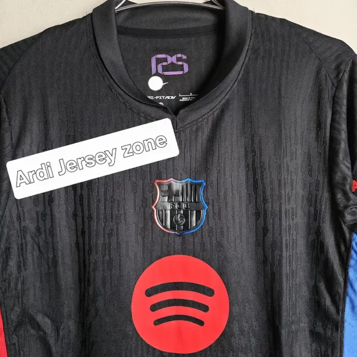 Barcelona 2024-25 away kit full sleeve Player edition - Image 3