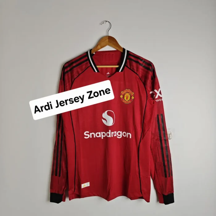 Manchester United 2025-26 home kit Full Sleeve Player edition - Image 1