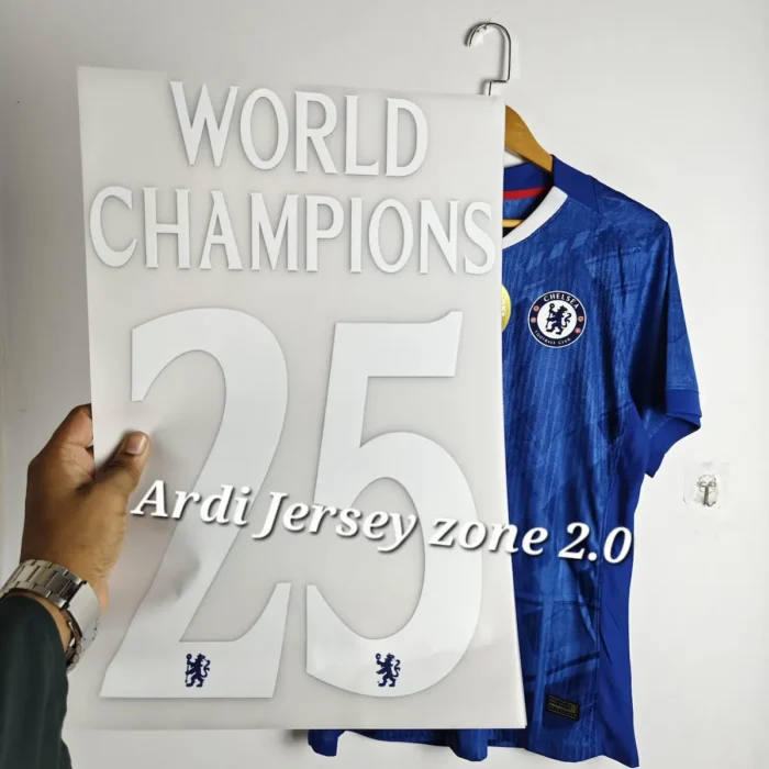 Chelsea 2025-26 home kit Player edition Full Sleeve - Image 8