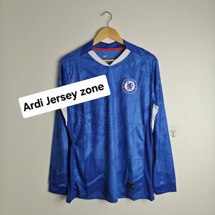 Chelsea 2025-26 home kit Player edition Full Sleeve - Image 1