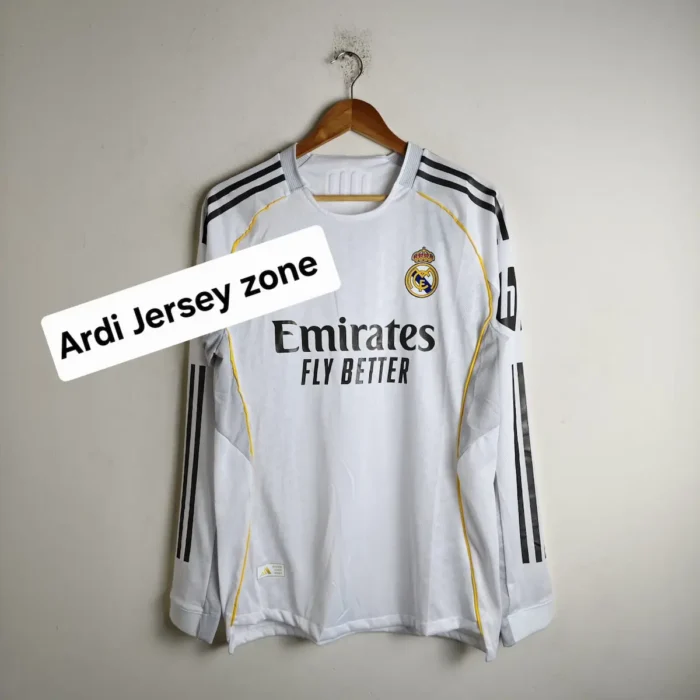 Real Madrid 2025 - 26 home kit Player edition Full Sleeve - Image 1