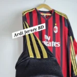 AC Milan 2013 - 14 home kit Full sleeve retro - Image 3