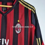 AC Milan 2013 - 14 home kit Full sleeve retro - Image 4