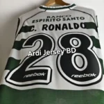 Sporting CP 2002 home kit retro fulll sleeve - Image 6