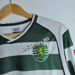 Sporting CP 2002 home kit retro fulll sleeve - Image 3