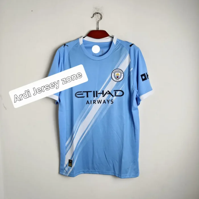 Manchester city 2025 - 26 home kit  fan edition - Image 1