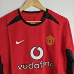 Manchester United 2003 - 04 home ki retro full sleeve - Image 4