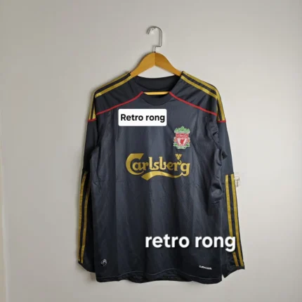 Liverpool 2009 - 10 away kit retro Full sleeve
