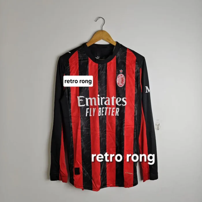 Ac Milan 2025 -26 home kit player edition full sleeve - Image 1