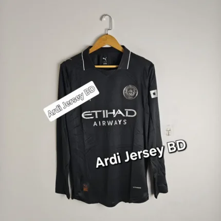 Manchester city 2025 - 26 away kit full sleeve  player edition
