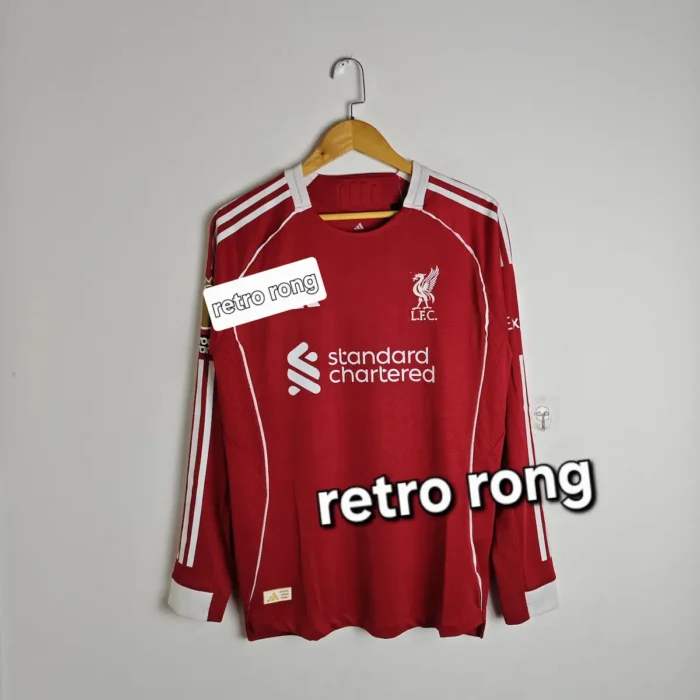 Liverpool 2025 - 26 home kit player edition full sleeve - Image 1