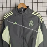 Real Madrid grey windbreaker for bikers - Image 3