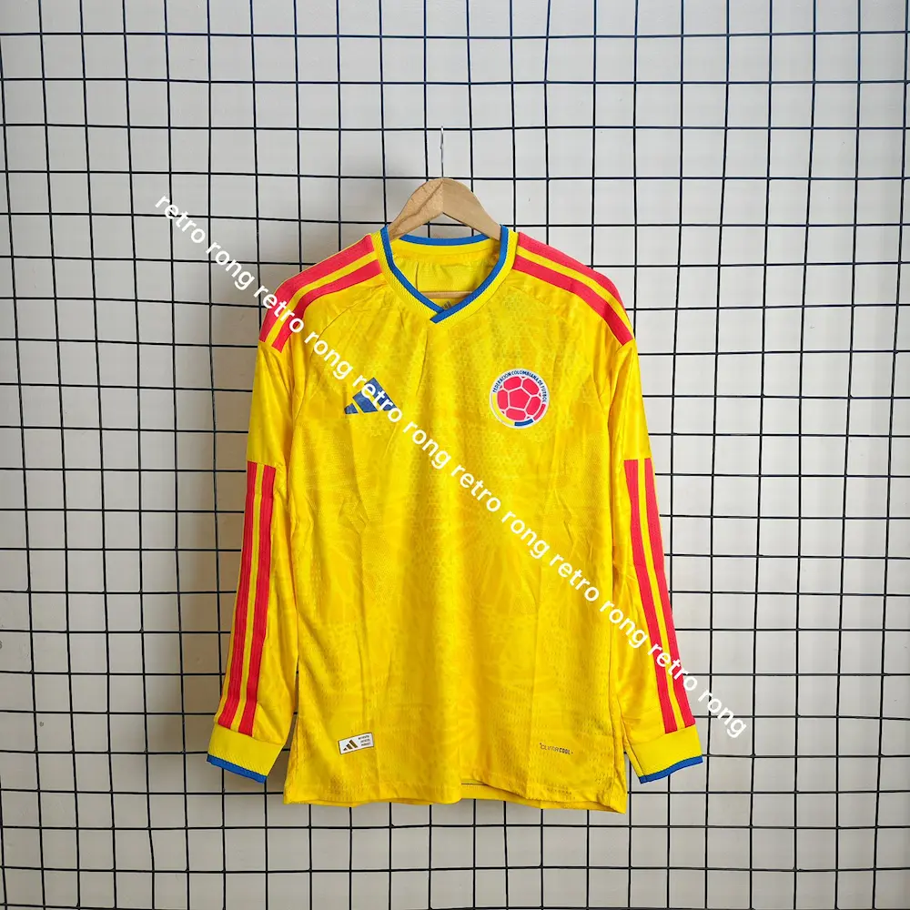 WhatsApp Image 2025-12-05 at 22.20.34_3b70878f Colombia 2026 world cup home kit player edition full sleeve - Image 1